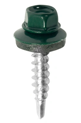 Саморез кровельный RAL 6005, зеленый, 4,8х28 мм (70 шт)