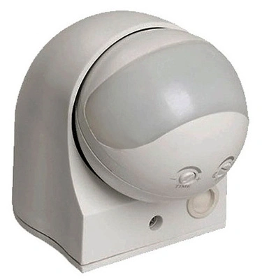 Датчик движения ИЭК ДД 010, максимальная нагрузка 1100 Вт, угол 180 градусов, дальность 10 м, IP44, белый купить в отделе магазина Экономстрой