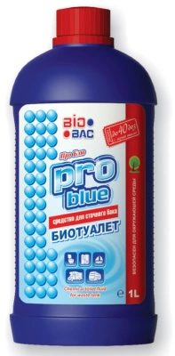 Средство для сточного бака биотуалета ПРО БЛЮ, 1л BIOBAC