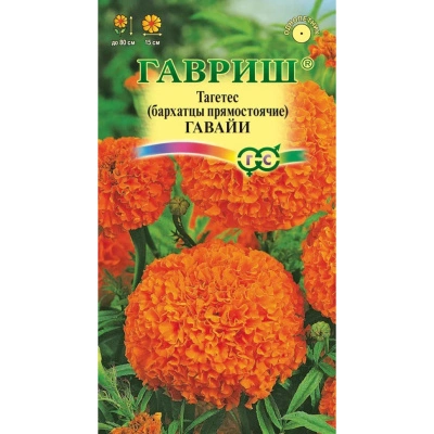 Семена Гавриш Бархатцы прямостоячие (тагетес) Гавайи, 0,3 гр. купить в отделе магазина Экономстрой