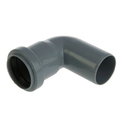 Отвод ПП, серый, 32 мм, <90° купить в отделе магазина Экономстрой