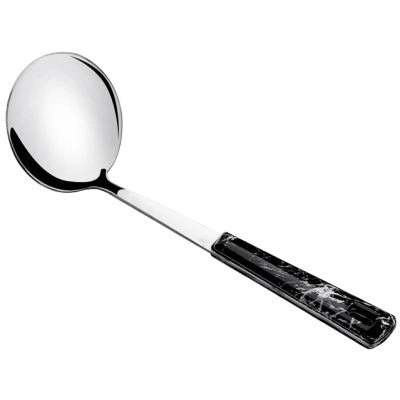 Ложка разливательная Regent inox, Linea Marmo Nero, 230 мм