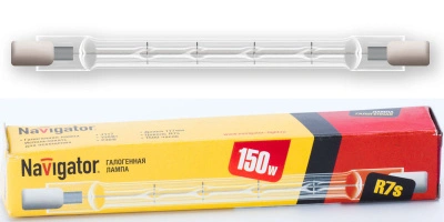 Лампа галогенная линейная Navigator J117 150W R7s (94219 NH-J) 2250lm 2700К, ETM8760714 купить в отделе магазина Экономстрой