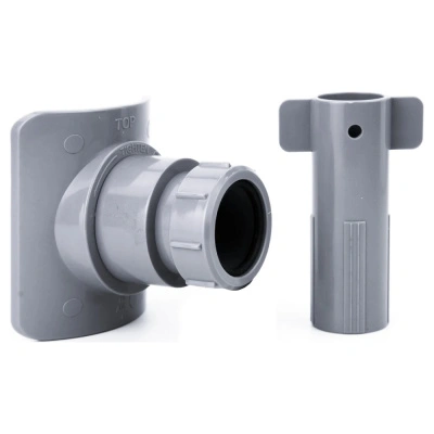 Врезка (адаптер) в канализационную трубу RTP (РосТурПласт), abs, 110x50 мм, серый купить в отделе магазина Экономстрой