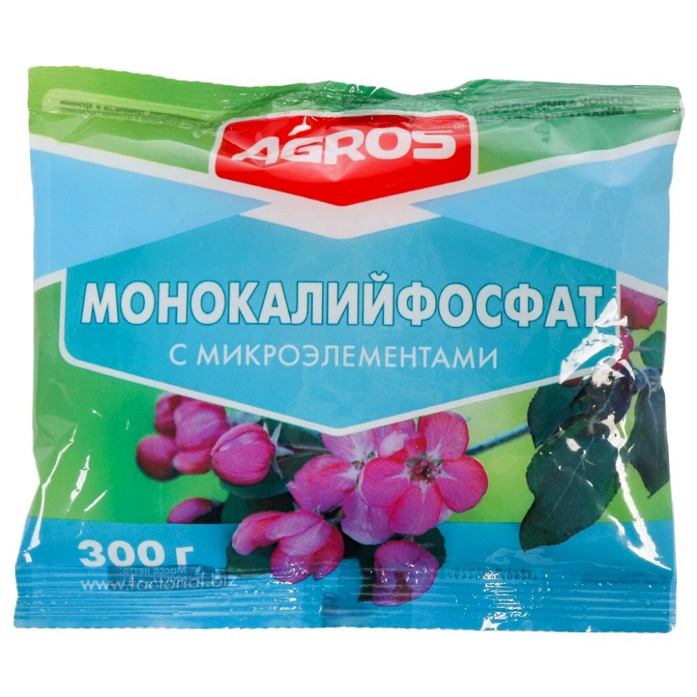 Удобрения Монокалийфосфат с микроэлементами Agros, 300 г купить в отделе Удобрения универсальные магазина Экономстрой