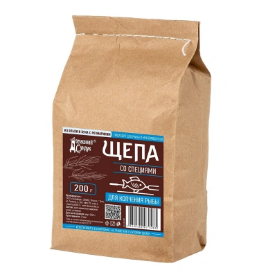 Щепа для копчения рыбы со специями Домашний Сундук, 200 г купить в отделе магазина Экономстрой