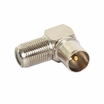 Переходник гнездо PROconnect, F - штекер, TV, угловой купить в отделе магазина Экономстрой