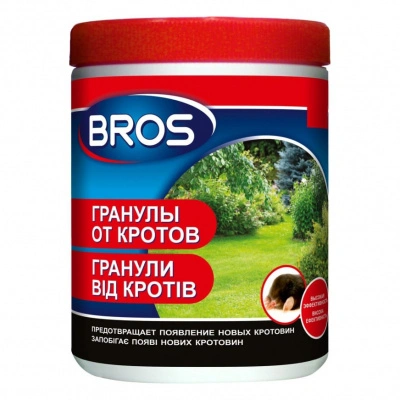 Гранулы от кротов Bros, банка, 120 мл