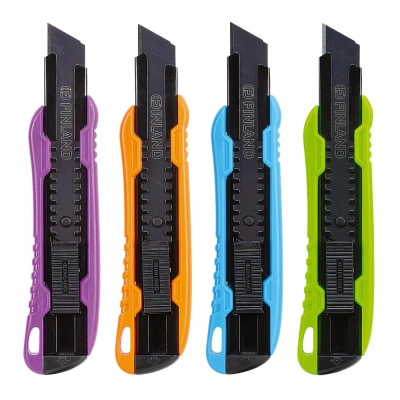 Нож строительный Finland, с лезвием, 18 мм купить в отделе магазина Экономстрой