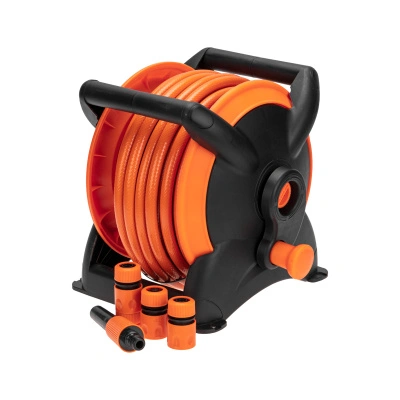 Катушка со шлангом Четыре сезона 15 м, 1/2", 3 коннектора, 1 распылитель купить в отделе магазина Экономстрой