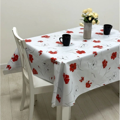 Клеенка Camelia, ПВХ, на нетканной основе, 140 см, Фламенко купить в отделе магазина Экономстрой