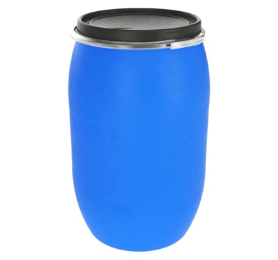 Бочка ЗТИ Оpen Top 127 л, пластиковая, синяя, с крышкой купить в отделе магазина Экономстрой