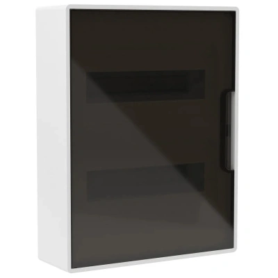 Бокс ЩРН-П-24 DKC (ДКС) Frame IP40 навесной, 24 модуля, пластик, тонированная дверь купить в отделе магазина Экономстрой