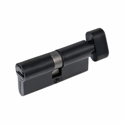 Цилиндровый механизм Palladium, ZN 70 C BK, черный с вертушкой