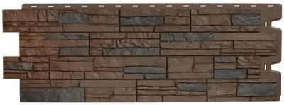 Фасадная панель Docke STEIN 1098х400 мм (0,44 м2) темный орех купить в отделе магазина Экономстрой