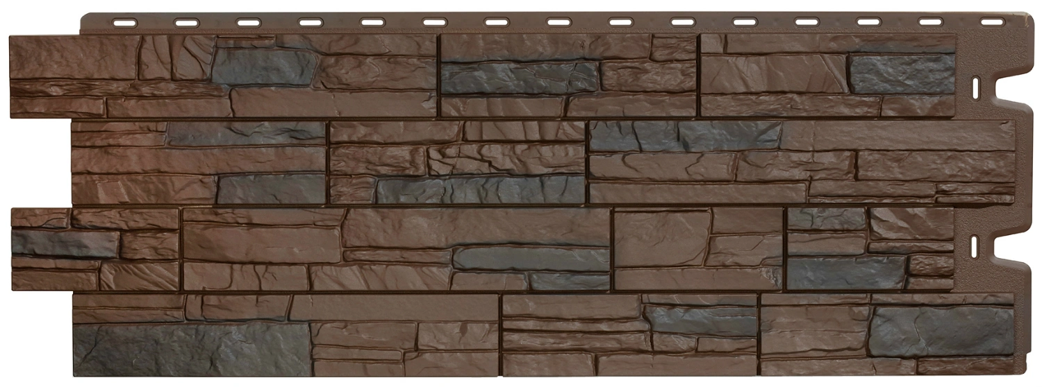 Фасадная панель Docke STEIN 1098х400 мм (0,44 м2) темный орех купить в отделе Фасадные панели магазина Экономстрой