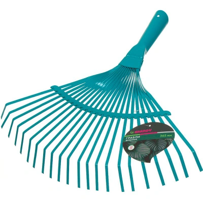 Грабли веерные Grandy металлические, без черенка, 22 зубца, 36,5 см купить в отделе магазина Экономстрой