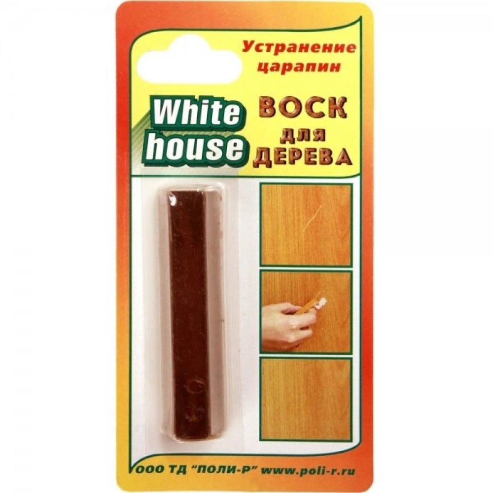 Воск для дерева White house, венге светлый, №60, 15 г купить в отделе Замазки магазина Экономстрой