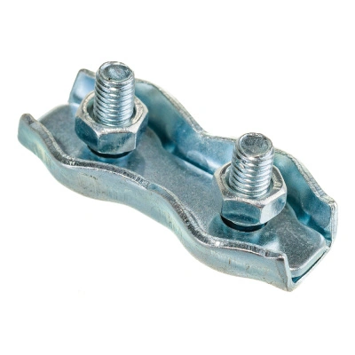 Зажим троса Duplex, белый цинк, 5 мм (2 шт) купить в отделе магазина Экономстрой