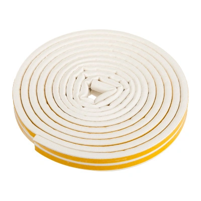 Уплотнитель самоклеящийся PROconnect, белый, D-профиль 9х7,5 мм, для зазоров 3-5 мм, упаковка по 6 м купить в отделе магазина Экономстрой