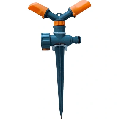 Разбрызгиватель 2-х рожковый вращающийся на колышке, GLQ GL 2015 купить в отделе магазина Экономстрой