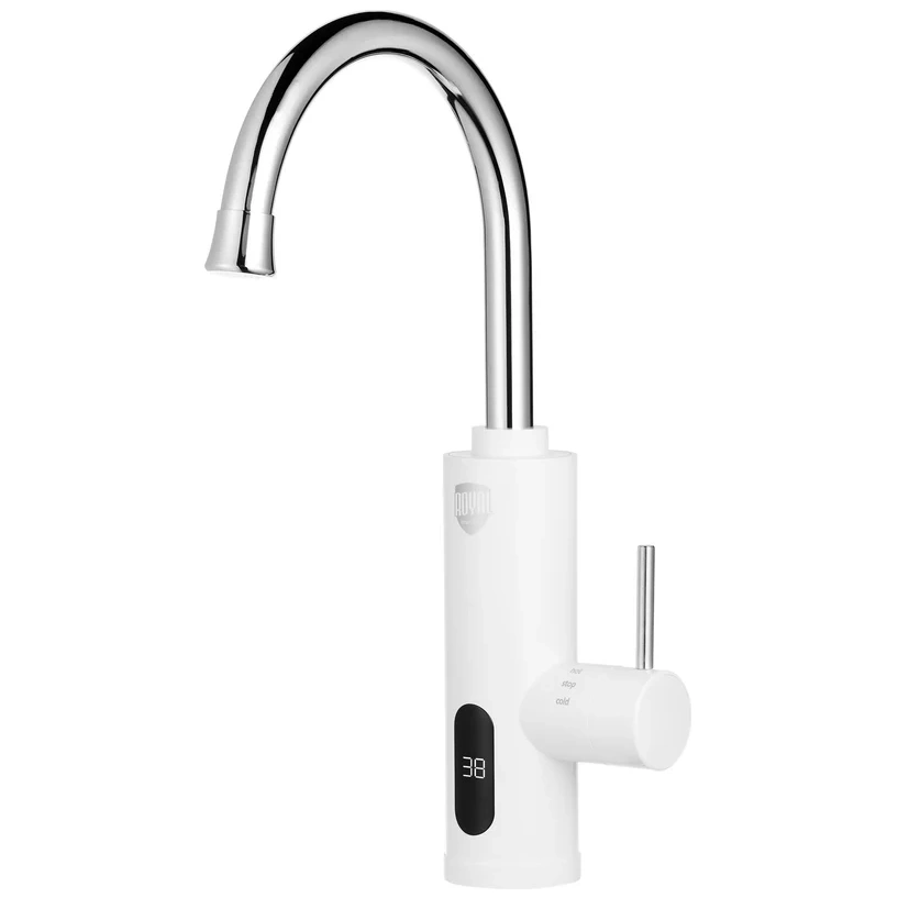 Водонагреватель проточный Royal Thermo, QuickTap, White, 3,3 кВт купить в отделе Проточные водонагреватели магазина Экономстрой