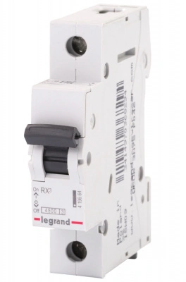 Автоматический выключатель Legrand RX3, 1P (16А; 4,5kA), 419664