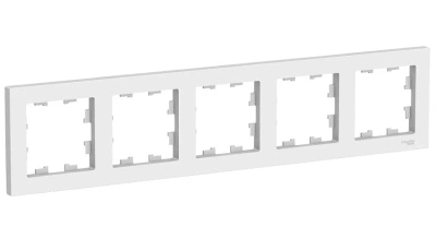 Рамка 5 постов белый Atlas ATN000105 купить в отделе магазина Экономстрой