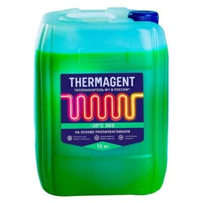 Теплоноситель Thermagent ЭKO -30°С на основе пропиленгликоля, 10 кг