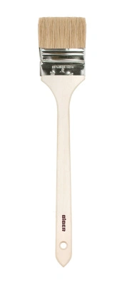 Кисть радиаторная Biber, натуральная щетина, деревянная ручка, 75 мм купить в отделе магазина Экономстрой