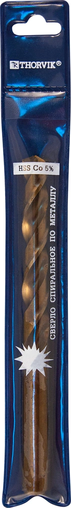 Сверло по металлу, 6,5х101 мм (HSS Co; кобальт) Thorvik, TDB065K5