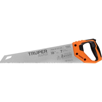 Ножовка по дереву Truper, с широким полотном, 450 мм, 7 зуб./дюйм