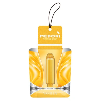 Ароматизатор автомобильный подвесной "Пуля" Medori, с пробником аромата, ваниль купить в отделе магазина Экономстрой