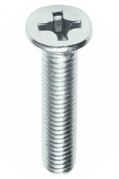 Винт Госкреп с потайной головкой, оцинкованный, DIN 965, М6х60 (5 шт) купить в отделе Винты магазина Экономстрой
