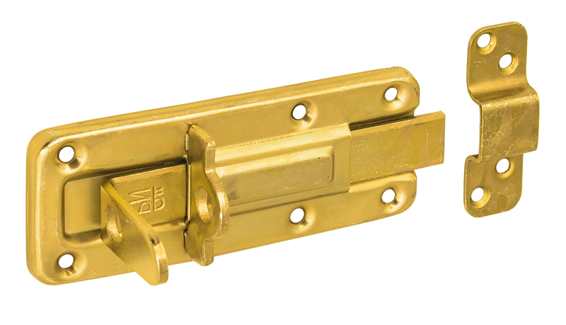 Задвижка запорная штампованная 80х40мм DMX 8551 купить в отделе Засовы магазина Экономстрой