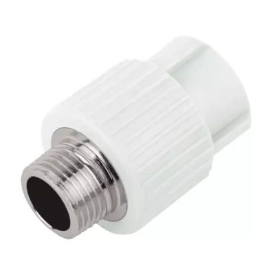 Соединитель PP-R с переходом на наружную резьбу, RTP (РосТурПласт) 17020, 32х1/2" купить в отделе магазина Экономстрой