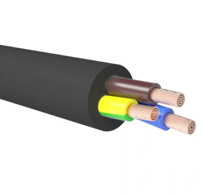 Провод ПВС, 2х1,5+1х1,5, ГОСТ бухта 50 м, черный купить в отделе магазина Экономстрой