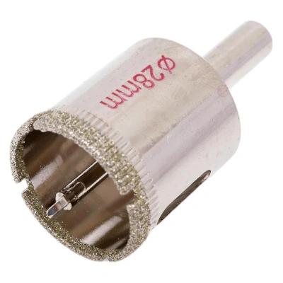 Коронка алмазная с центрирующим сверлом по керамограниту и керамике 28 мм, Росомаха, 723028 купить в отделе магазина Экономстрой