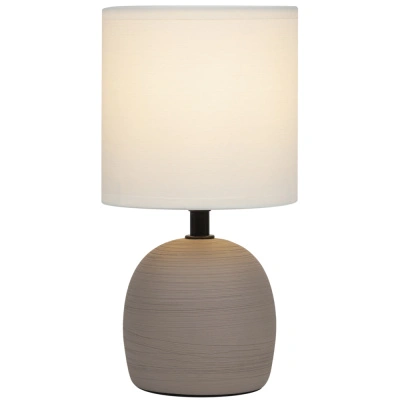 Настольная лампа Rivoli, Sheron, 7044-503 1, керамика, коричневая с абажуром, Е14, 40 ВТ купить в отделе магазина Экономстрой