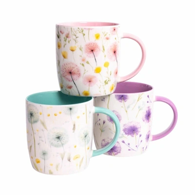 Кружка Domenik Spring Flowers, 350 мл, DMD364 купить в отделе магазина Экономстрой