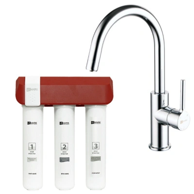 Смеситель для кухни Lemark Comfort LM3073C086 + фильтр Optima для очистки воды (комплект) купить в отделе магазина Экономстрой