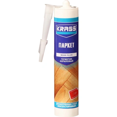 Герметик по дереву Krass, акриловый дуб, 300 мл  купить в отделе магазина Экономстрой