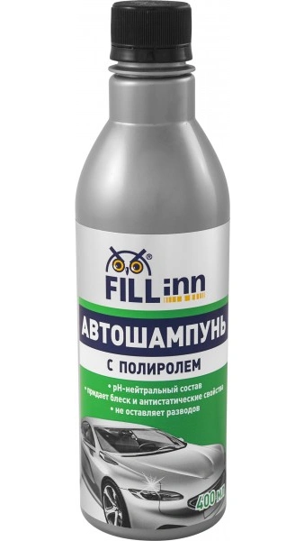 Автошампунь с полиролем 400 мл FL045 071045 купить в отделе Автохимия магазина Экономстрой