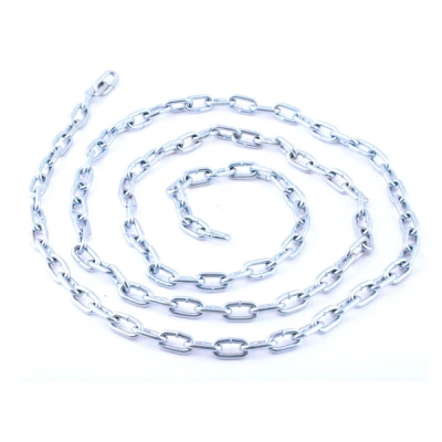 Цепь стальная DIN 766, короткое звено, белый цинк, 3 мм (3 м) купить в отделе магазина Экономстрой