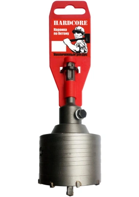 Коронка по бетону в сборе (45 мм; SDS-plus) Hardcore, 110045 купить в отделе магазина Экономстрой