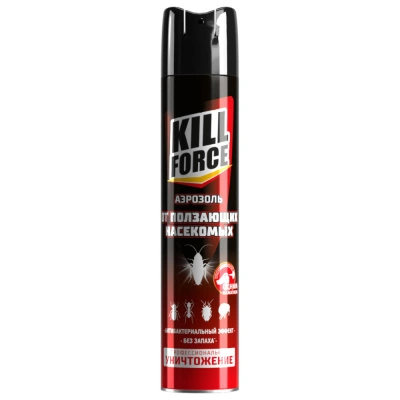 Аэрозоль инсектицидный от ползающих Kill Force, 350 мл купить в отделе магазина Экономстрой