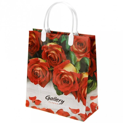 Пакет подарочный мягкий пластик с пластиковой ручкой, Галерея, ламинированный, 23х27 см, 150 мкм купить в отделе магазина Экономстрой