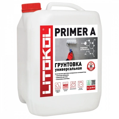 Грунтовка Litokol Primer A универсальная, 5 кг