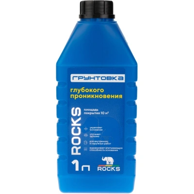 Грунтовка глубокого проникновения Rocks, 1 л купить в отделе магазина Экономстрой
