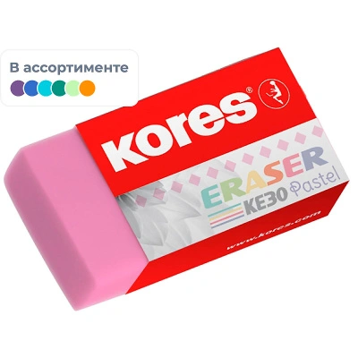 Ластик Kores, 40x21x10 мм